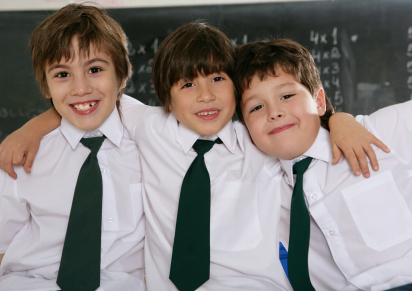 Three School Boys in Ties (754dfba8-f0c2-42a4-9a19-141333c8ff50)